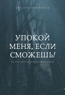 Книга. "Упокой меня, если сможешь!" читать онлайн