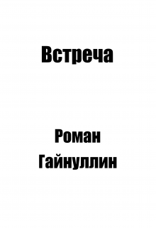 Книга. "Встреча" читать онлайн