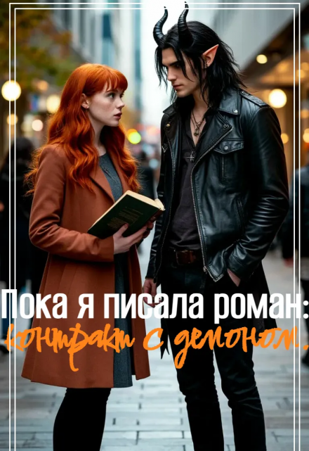 Книга. "Пока я писала роман: контракт с демоном. " читать онлайн