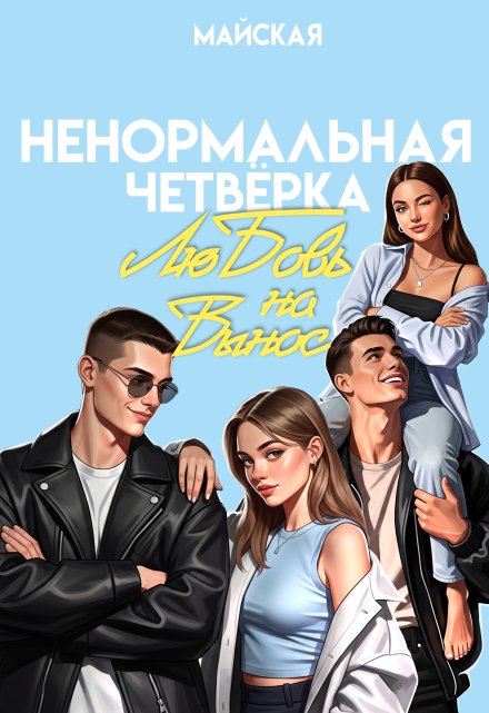 Книга. "Ненормальная четвёрка. Любовь на вынос." читать онлайн
