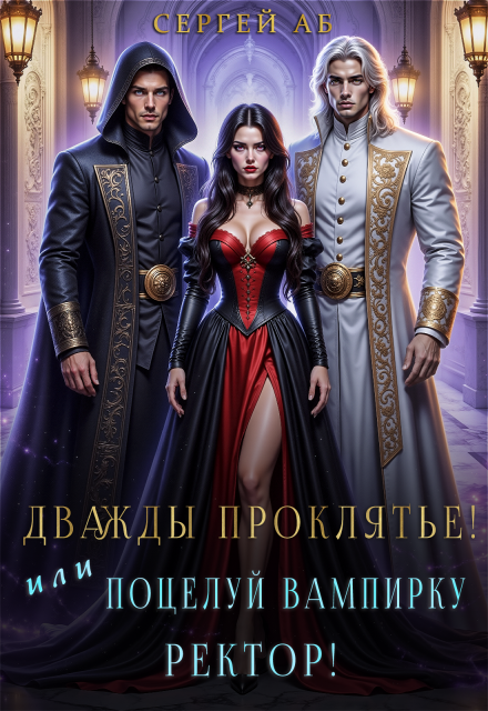Книга. "Дважды Проклятье! Поцелуй Вампирку, Ректор!" читать онлайн