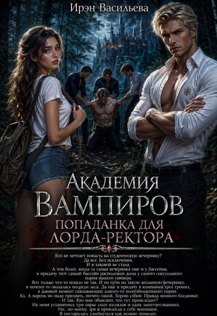 Книга. "Академия Вампиров. Попаданка для лорда-ректора" читать онлайн