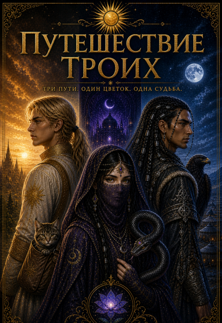 Книга. "Путешествие Троих" читать онлайн