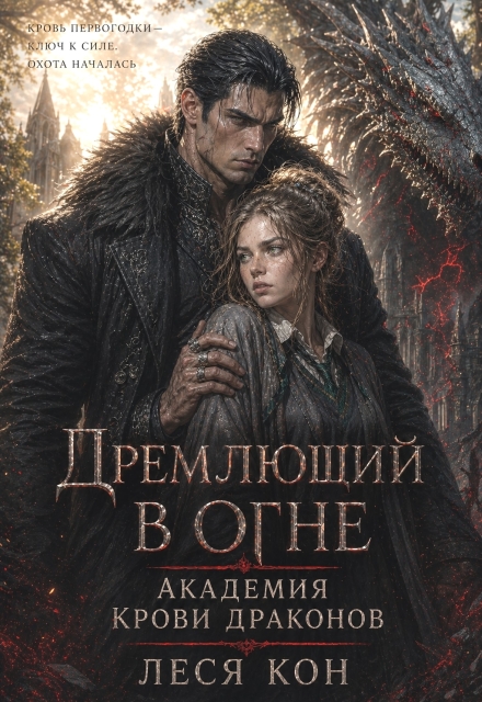 Книга. "Дремлющий в огне. Академия крови драконов" читать онлайн