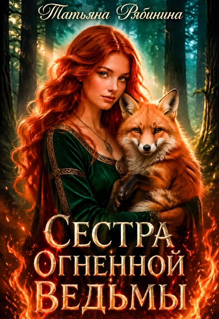 Обложка книги "Сестра огненной ведьмы"