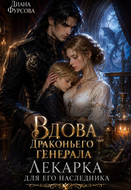 Книга. "Вдова драконьего генерала. Лекарка для его наследника" читать онлайн