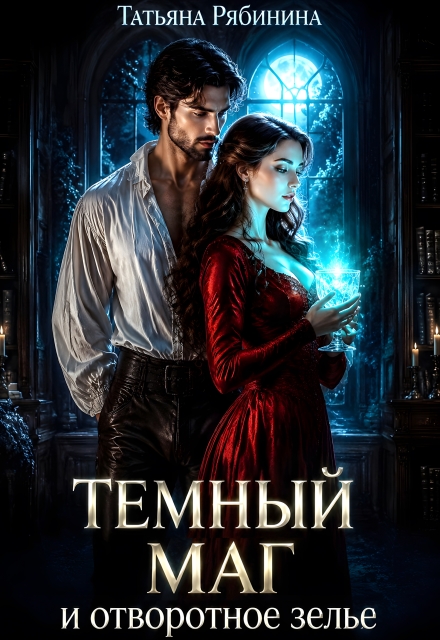 Обложка книги "Темный маг и отворотное зелье"