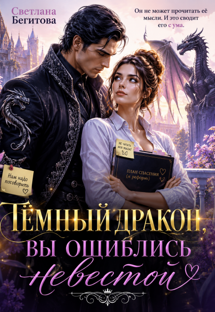 Книга. "Тёмный дракон, вы ошиблись невестой" читать онлайн