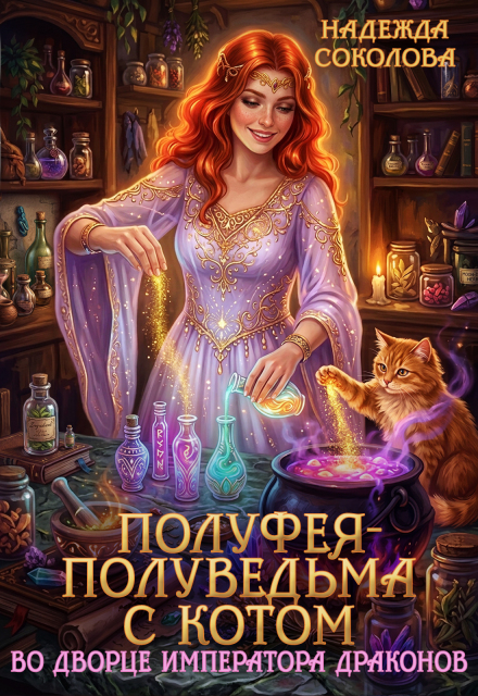 Книга. "Полуфея-полуведьма с котом во дворце императора драконов" читать онлайн