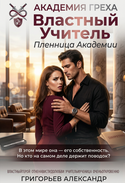 Книга. "Властный Учитель: Пленница Академии" читать онлайн