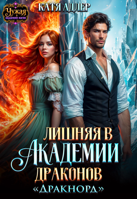 Книга. "Лишняя в академии драконов "Дракнорд"" читать онлайн