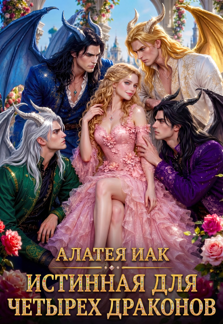 Книга. "Истинная для четырех драконов" читать онлайн