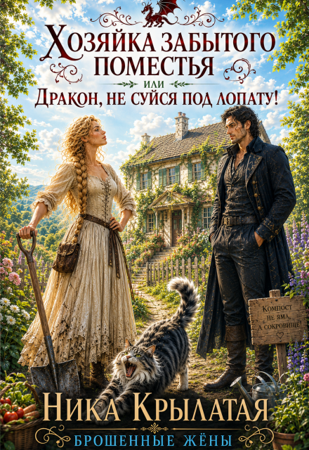 Книга. "Хозяйка забытого поместья, или Дракон, не суйся под лопату!" читать онлайн