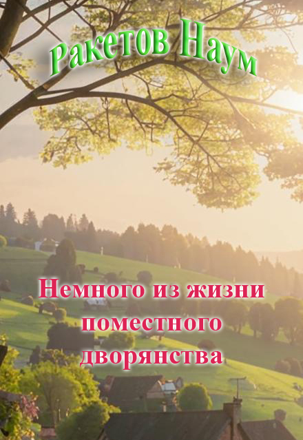 Книга. "Немного из жизни поместного дворянства" читать онлайн