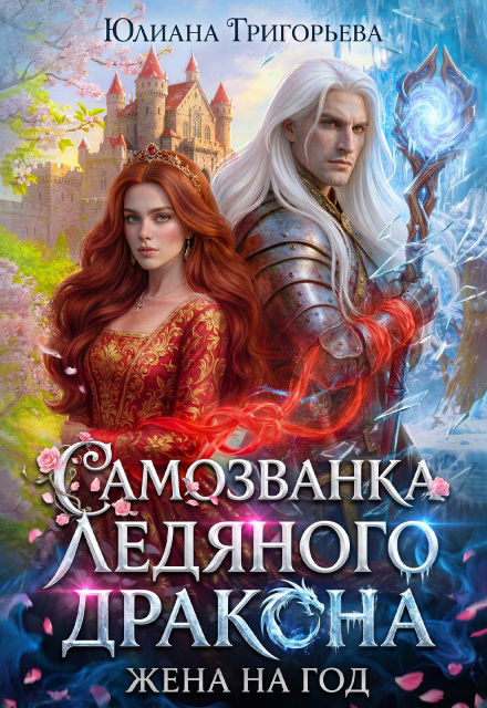 Книга. "Самозванка ледяного дракона. Жена на год" читать онлайн