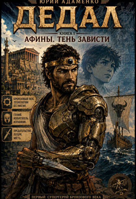 Книга. "Дедал. Афины. Тень зависти" читать онлайн