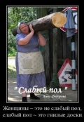 Обложка книги "" Слабый пол ""