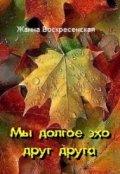 Обложка книги "Мы  долгое эхо друг друга"