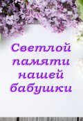 Обложка книги "Светлой памяти нашей бабушки"