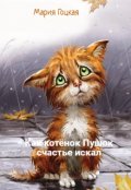 Обложка книги "Как котёнок Пушок счастье искал"