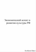 Обложка книги "Экономический аспект в развитии культуры Рф"