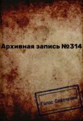 Обложка книги "Архивная запись №314"