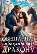 Обложка книги "Обещанная проклятому дракону"