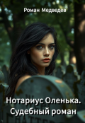 Обложка книги "Нотариус Оленька. Судебный роман"