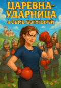 Обложка книги "Царевна - Ударница и семь богатырей."
