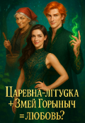 Обложка книги "Царевна-лягушка + змей Горыныч = любовь."