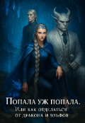 Обложка книги "Попала уж попала. Или как отделаться от дракона и эльфа."