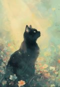 Обложка книги "Черный котенок Веспа"