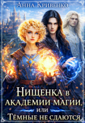 Обложка книги "Нищенка в Академии магии, или Тёмные не сдаются"