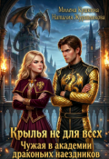 Обложка книги "Крылья не для всех. Чужая в академии драконьих наездников"
