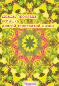Обложка книги "Дождь, прохлада, вспышка долгой терпеливой жизни"