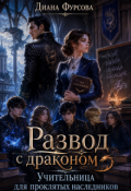 Обложка книги "Развод с драконом. Учительница для проклятых наследников"