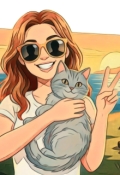 Обложка книги "Новая жизнь или путешествия Таи и её кота"