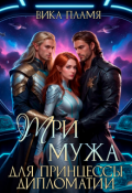 Обложка книги "Три мужа для принцессы дипломатии"