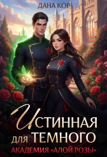Обложка книги "Истинная для Тёмного. Академия "Алой Розы" "