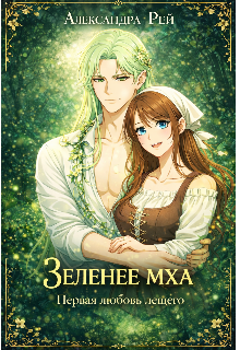 Обложка книги "Зеленее мха. Первая любовь лешего "