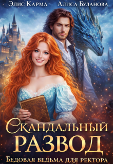 Обложка книги " Скандальный развод. Бедовая ведьма для ректора"