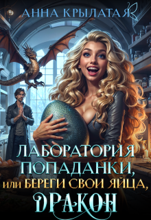 Обложка книги "Лаборатория попаданки, или Береги свои яйца, дракон!"