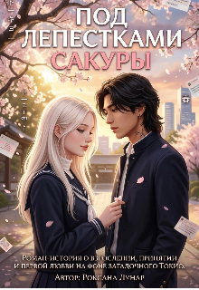 Обложка книги "Под лепестками сакуры"